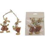 Zajíc k zavěšení, 4 ks D4041-18 – Zboží Dáma