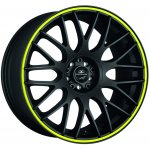 Barracuda Karizzma 8x18 5x115 ET40 matt black trim yellow – Sleviste.cz