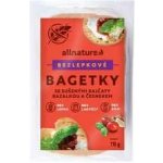 ALLNATURE Bezlepkové bagetky se sušenými rajčaty bazalkou a česnekem 110 g – Hledejceny.cz