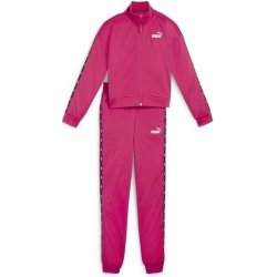 Puma ESSENTIALS TAPE TRICOT SUIT CL G dívčí souprava růžová