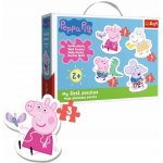 Trefl Baby Prasátko Peppa 4v1 3,4,5,6 dílků – Hledejceny.cz