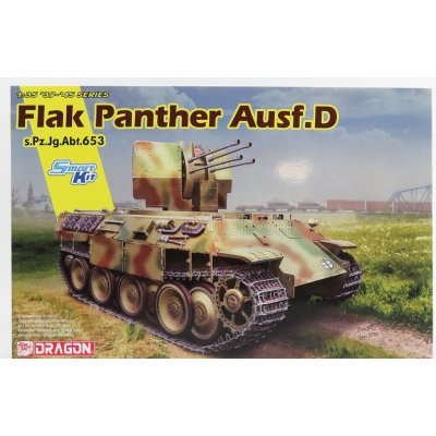 Dragon armor Tank Flak Panther Ausf.d Military 1940 1:35