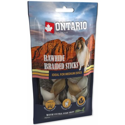 Ontario RH Snack Fish skin braid 12 cm – Zboží Mobilmania