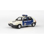 Abrex škoda Favorit 136L Městská Policie Praha 1988 časopis s modelem 1:43 – Zboží Mobilmania