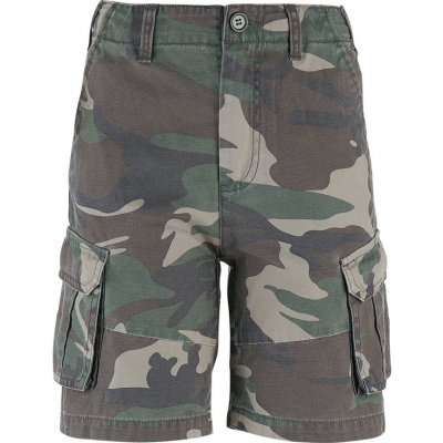 101 Inc. Company Dětské maskáčové kraťasy Stonewashed Woodland – Zbozi.Blesk.cz