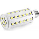 Whitenergy Led corn 54xSMD E27 7W 230V Teplá bílá 07408