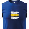 Dětské tričko Canvas dětské tričko Turistická značka žlutá, modrá 2079