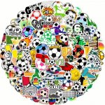 Samolepky fotbal - 100 ks – Zboží Živě