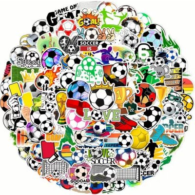 Samolepky fotbal - 100 ks – Zboží Živě