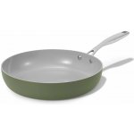 Elmich Nepřilnavá keramická pánev Vital 28 cm olivově zelená – Zboží Dáma