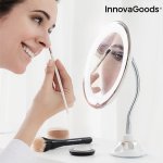 InnovaGoods Mizoom LED zvětšující zrcátko s nastavitelnou rukojetí a přísavkou – Zboží Dáma