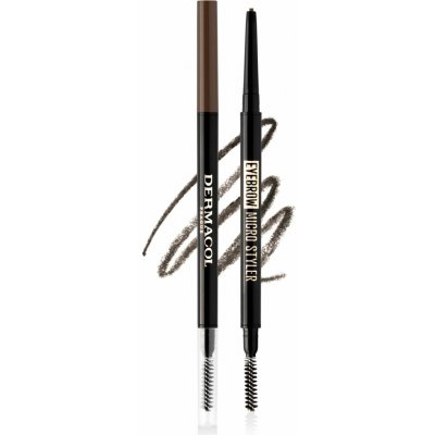 Dermacol Eyebrow Micro Styler automatická tužka na obočí s kartáčkem 02 0,1 g – Zboží Dáma