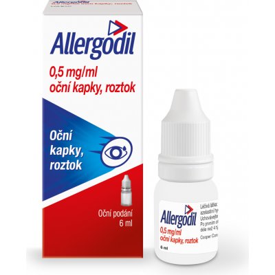 ALLERGODIL OPH 0,5MG/ML OPH GTT SOL 6ML – Zboží Dáma