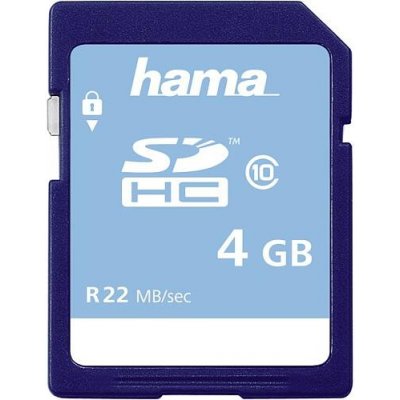 Hama SDHC 4 GB CLASS 10 104365 – Hledejceny.cz