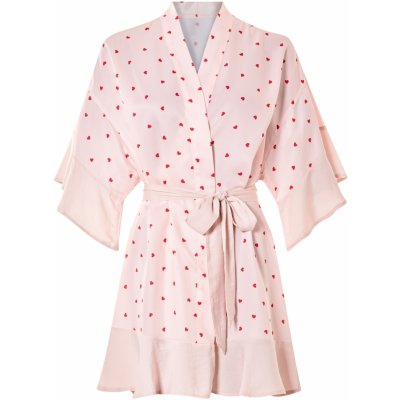 esmara dámské saténové kimono světle růžová – Zboží Dáma