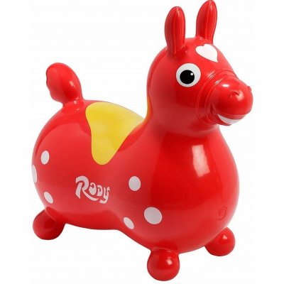 Ledraplastic S.p.A Gymnic Skákací zvířátko Rody koník-Gymnic červená – Zboží Dáma