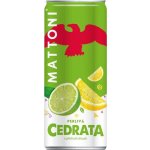 Mattoni Cedrata Minerální voda citrusy perlivá 0,5 l plech – Hledejceny.cz