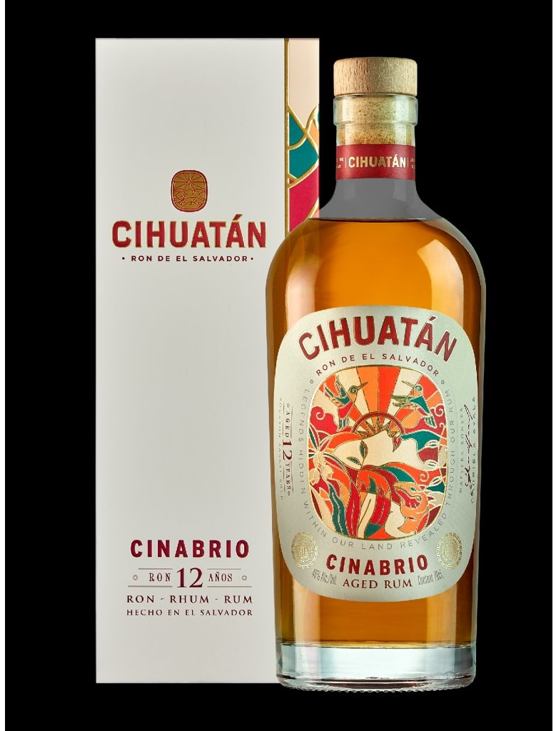 Ron Cihuatán Cinabrio 12y 40% 0,7 l (karton)