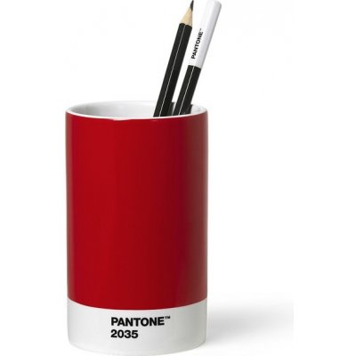 PANTONE Keramický stojan na ceruzky - Red 2035 - PANTONE – Zboží Mobilmania