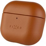 Fixed Kožené pouzdro PodsLeather pro Apple AirPods 4, hnědé; FIXLP-1473-BRW – Sleviste.cz