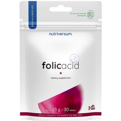 Nutriversum Folic Acid 30 Tablets