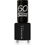 Rimmel London 60 Seconds Super Shine lak na nehty 900 Rita´s Black 8 ml