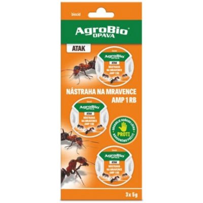 AgroBio Atak nástraha na mravence 3 ks – Zboží Mobilmania