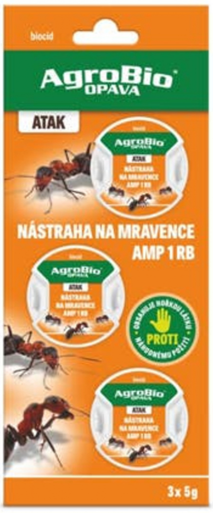 AgroBio Atak nástraha na mravence 3 ks