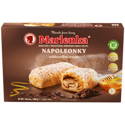 Marlenka Napoleónky kávové 300 g – Zboží Dáma