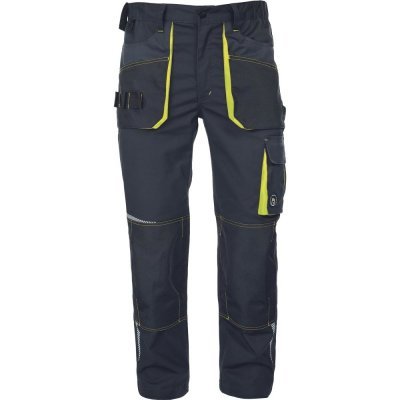 Cerva EMERTON Stretch kalhoty do pasu černo žlutá – Zboží Mobilmania