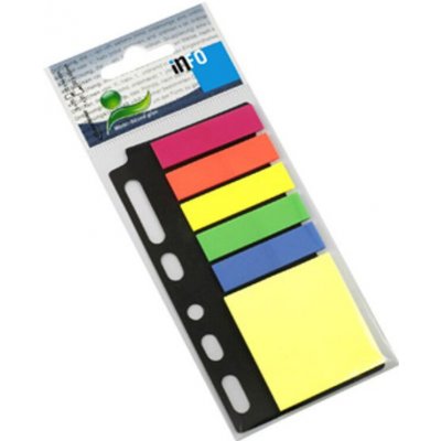 Samolepicí záložky 5x25ls neon – Hledejceny.cz