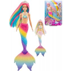 Barbie Dreamtopia mořská panna duhová mění barvu