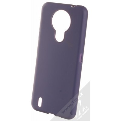 Pouzdro 1Mcz Matt TPU ochranné silikonové Nokia 1.4 tmavě modré – Zboží Mobilmania