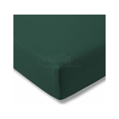 Estella Prostěradlo tmavě zelené 100x200