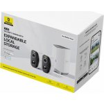 Baseus Security N1 Plus 2K Venkovní kamera sada 2ks+centrální stanice bílá – Zboží Mobilmania