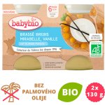 Babybio Brassé z ovčího mléka mirabelky vanilka 2 x 130 g – Zboží Mobilmania