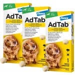 AdTab 450mg žvýkací tablety pro psy >11 22kg 1ks 3 ks – Zboží Dáma