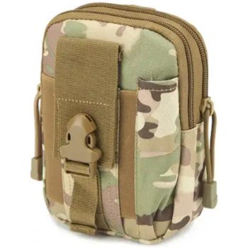 Taktické pouzdro, 100% Nylon. Molle i na opasek. EDC Kapsička na mobil, peněženku, klíče. Barva: Multicam CP