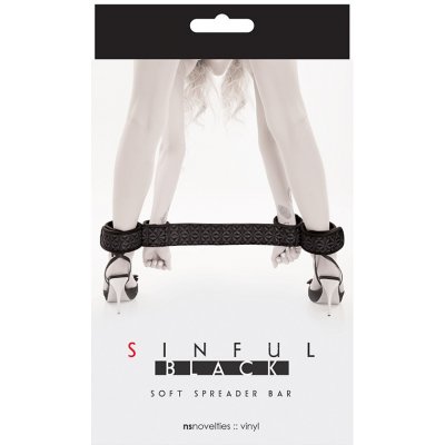 Sinful Black Soft Spreader Bar pouta na ruce a nohy – Zbozi.Blesk.cz