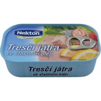 Nekton tresčí játra 115 g – Sleviste.cz