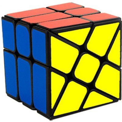 Rubikova kostka Windmill 3x3x3 Magic Cube černá – Sleviste.cz