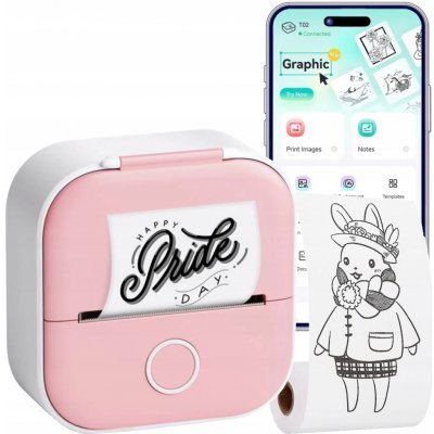 Phomemo T02 růžová – Zboží Živě