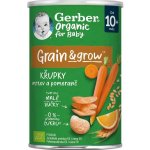 GERBER Organic křupky s mrkví a pomerančem 35 g – Zboží Dáma