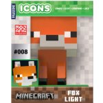 Svítící figurka Minecraft - Fox – Zboží Mobilmania