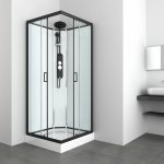 Sanotechnik Kompletní sprchový kout Epic 2, čtverec, černá, 90 x 90 x 235 cm – Zboží Mobilmania