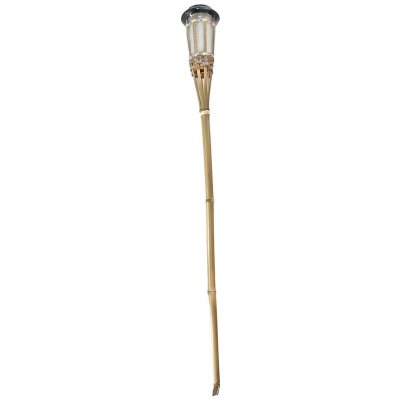 M.A.T. GROUP louč solární 90cm bambus/PH, ČER – Hledejceny.cz