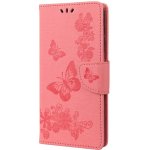 VSECHNONAMOBIL 46628 ART Peněženkový kryt Sony Xperia 10 IV 5G BUTTERFLIES růžový – Zboží Živě