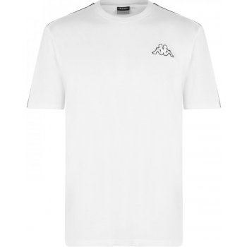 Kappa Tape T Shirt Mens white