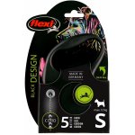 Flexi Vodítko Black Design lanko – Zboží Dáma