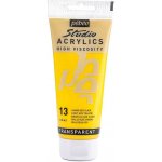 Pebeo akrylové barvy Studio Acrylics 100 ml transparent světle žlutá Azo – Hledejceny.cz